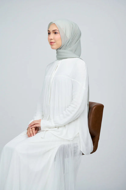 [★New] HoodX Curve [Pearl Chiffon] in Jade
