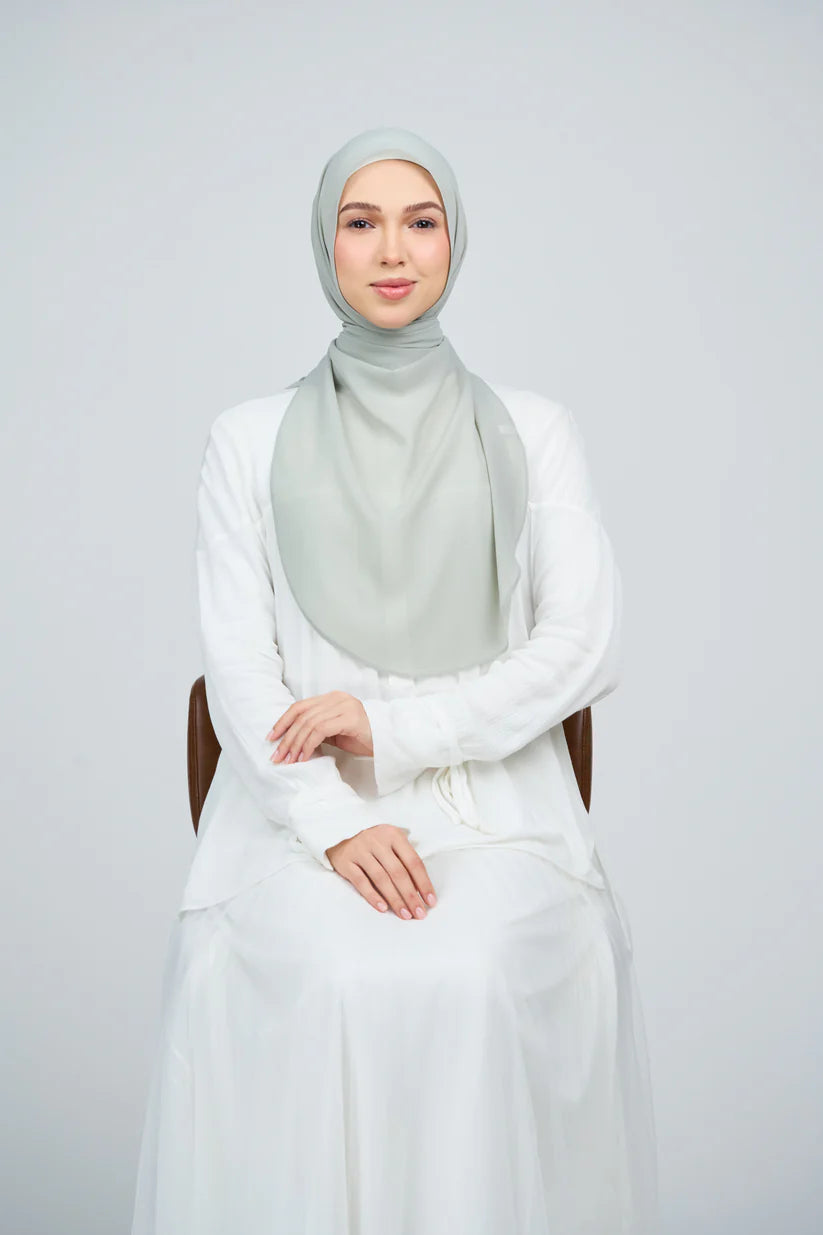 [★New] HoodX Curve [Pearl Chiffon] in Jade