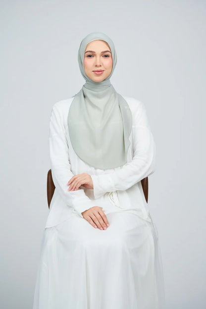 [★New] HoodX Curve [Pearl Chiffon] in Jade