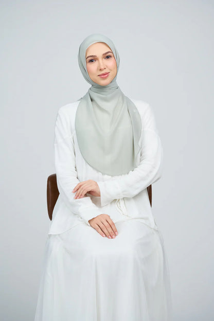 [★New] HoodX Curve [Pearl Chiffon] in Jade