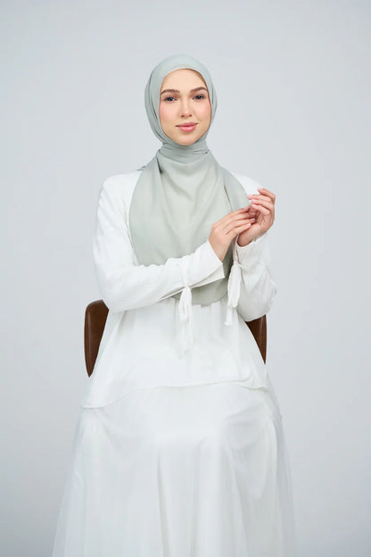 [★New] HoodX Curve [Pearl Chiffon] in Jade