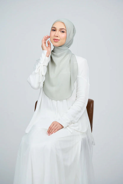 [★New] HoodX Curve [Pearl Chiffon] in Jade