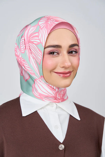 [★New] HoodX Luxe Printed Set in Jade Rose