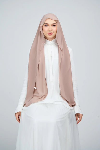 [★New] HoodX Curve [Pearl Chiffon] in Latte