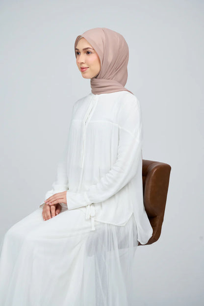 [★New] HoodX Curve [Pearl Chiffon] in Latte