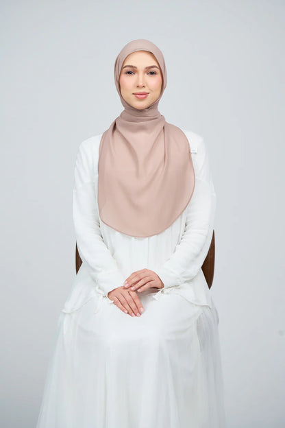 [★New] HoodX Curve [Pearl Chiffon] in Latte