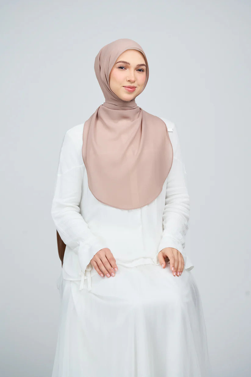 [★New] HoodX Curve [Pearl Chiffon] in Latte