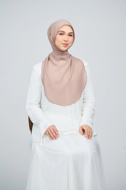 [★New] HoodX Curve [Pearl Chiffon] in Latte