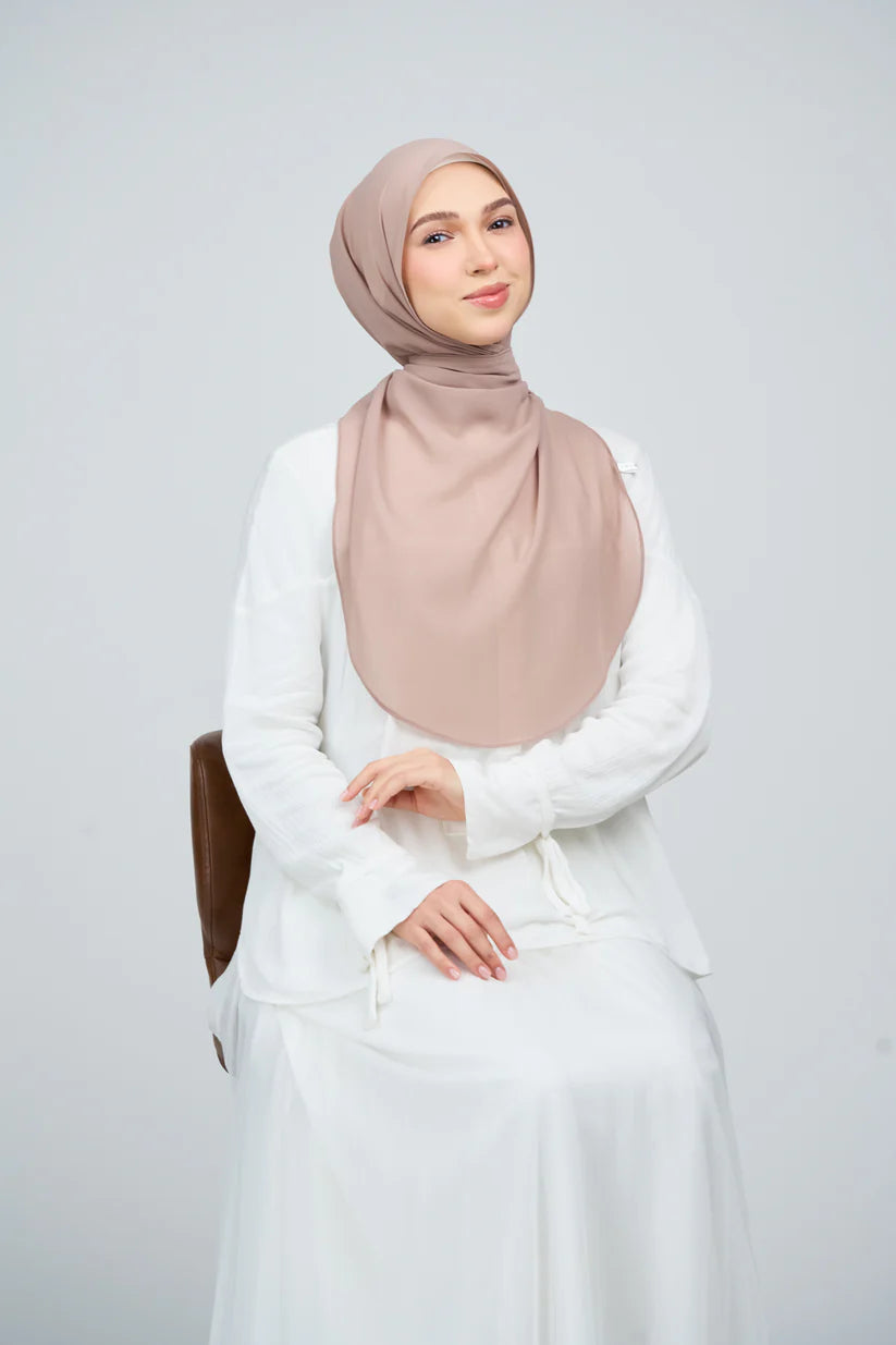[★New] HoodX Curve [Pearl Chiffon] in Latte