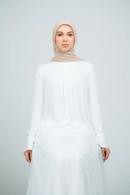 [★New] HoodX Curve [Pearl Chiffon] in Light Fawn