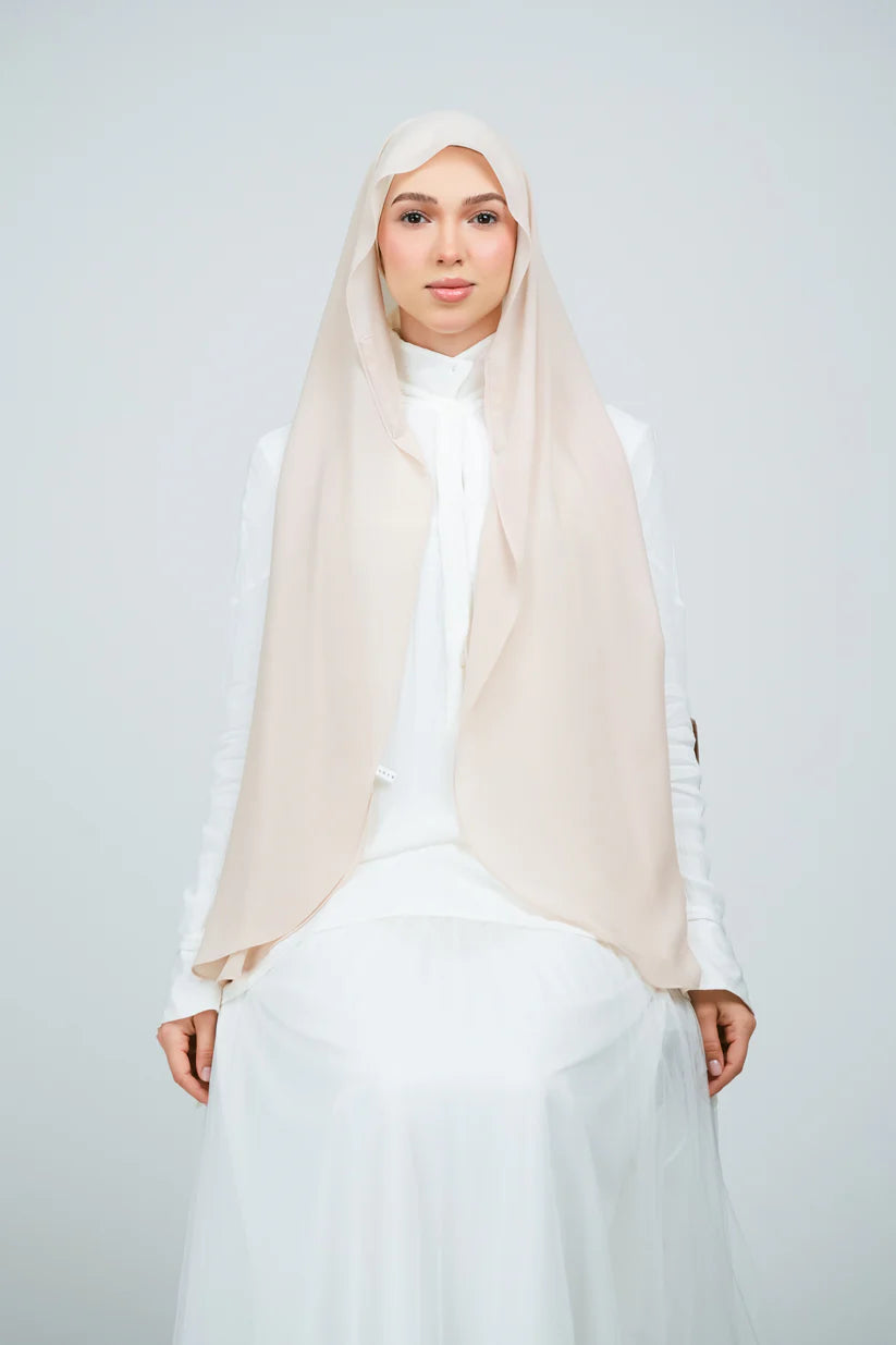 [★New] HoodX Curve [Pearl Chiffon] in Light Sand