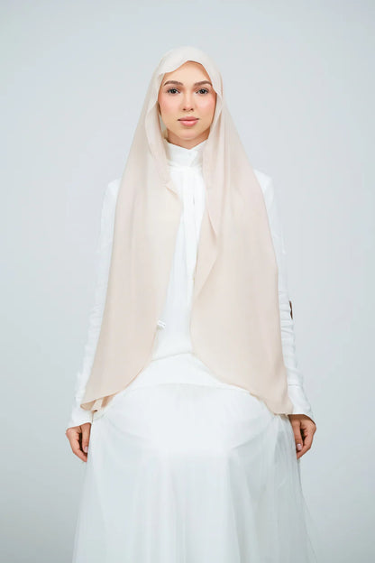 [★New] HoodX Curve [Pearl Chiffon] in Light Sand