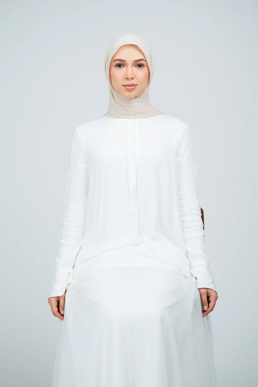 [★New] HoodX Curve [Pearl Chiffon] in Light Sand