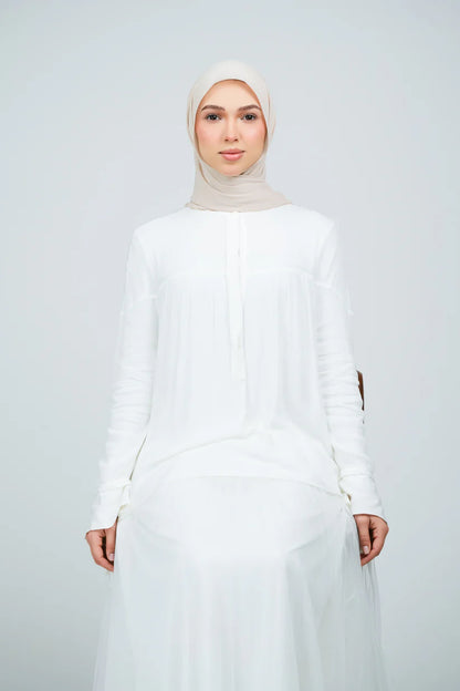 [★New] HoodX Curve [Pearl Chiffon] in Light Sand