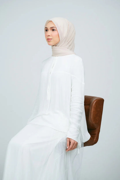 [★New] HoodX Curve [Pearl Chiffon] in Light Sand