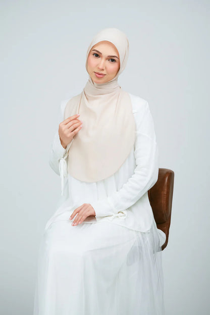 [★New] HoodX Curve [Pearl Chiffon] in Light Sand