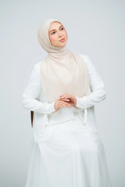 [★New] HoodX Curve [Pearl Chiffon] in Light Sand