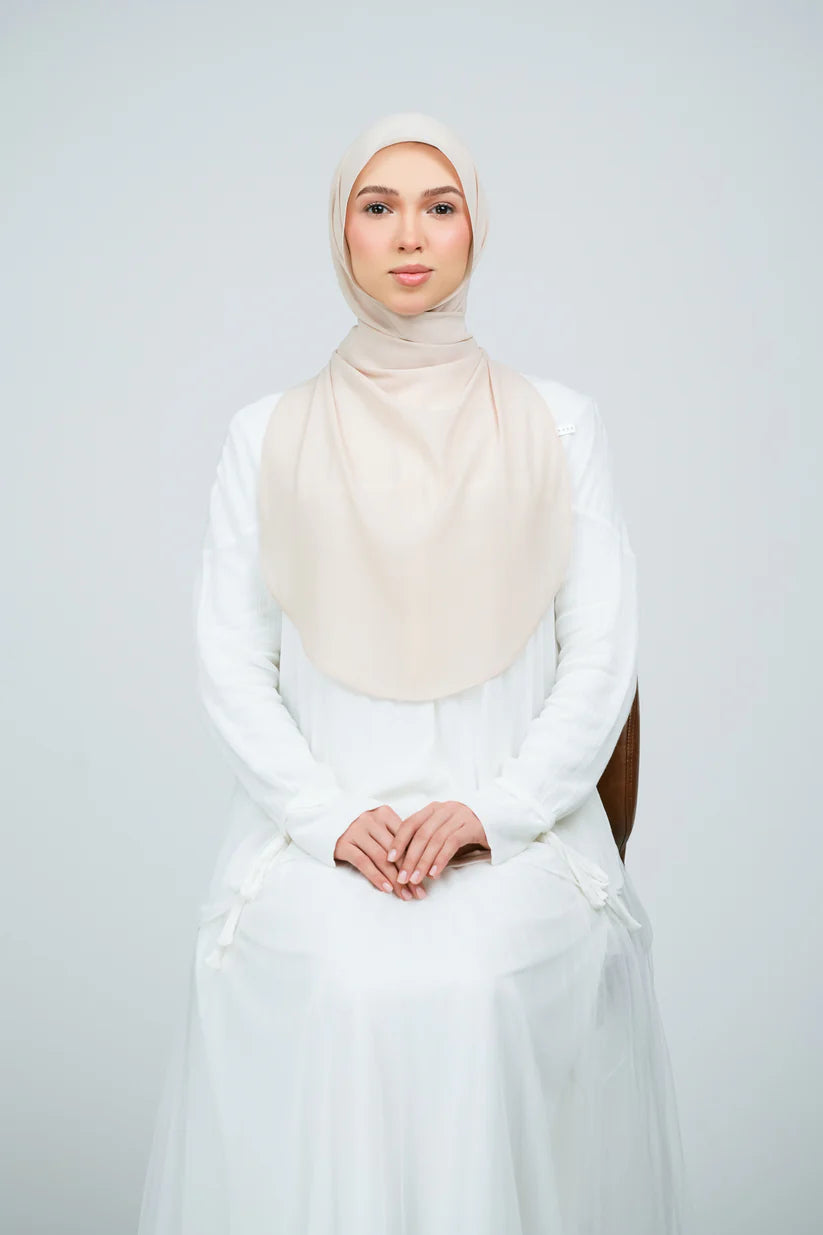 [★New] HoodX Curve [Pearl Chiffon] in Light Sand