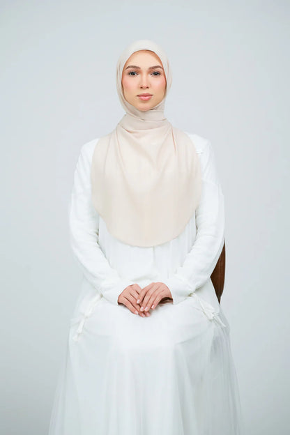 [★New] HoodX Curve [Pearl Chiffon] in Light Sand