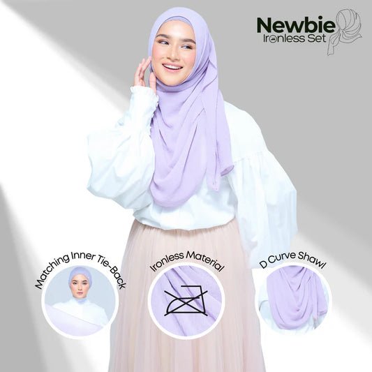 Newbie Ironless Set in Lilac