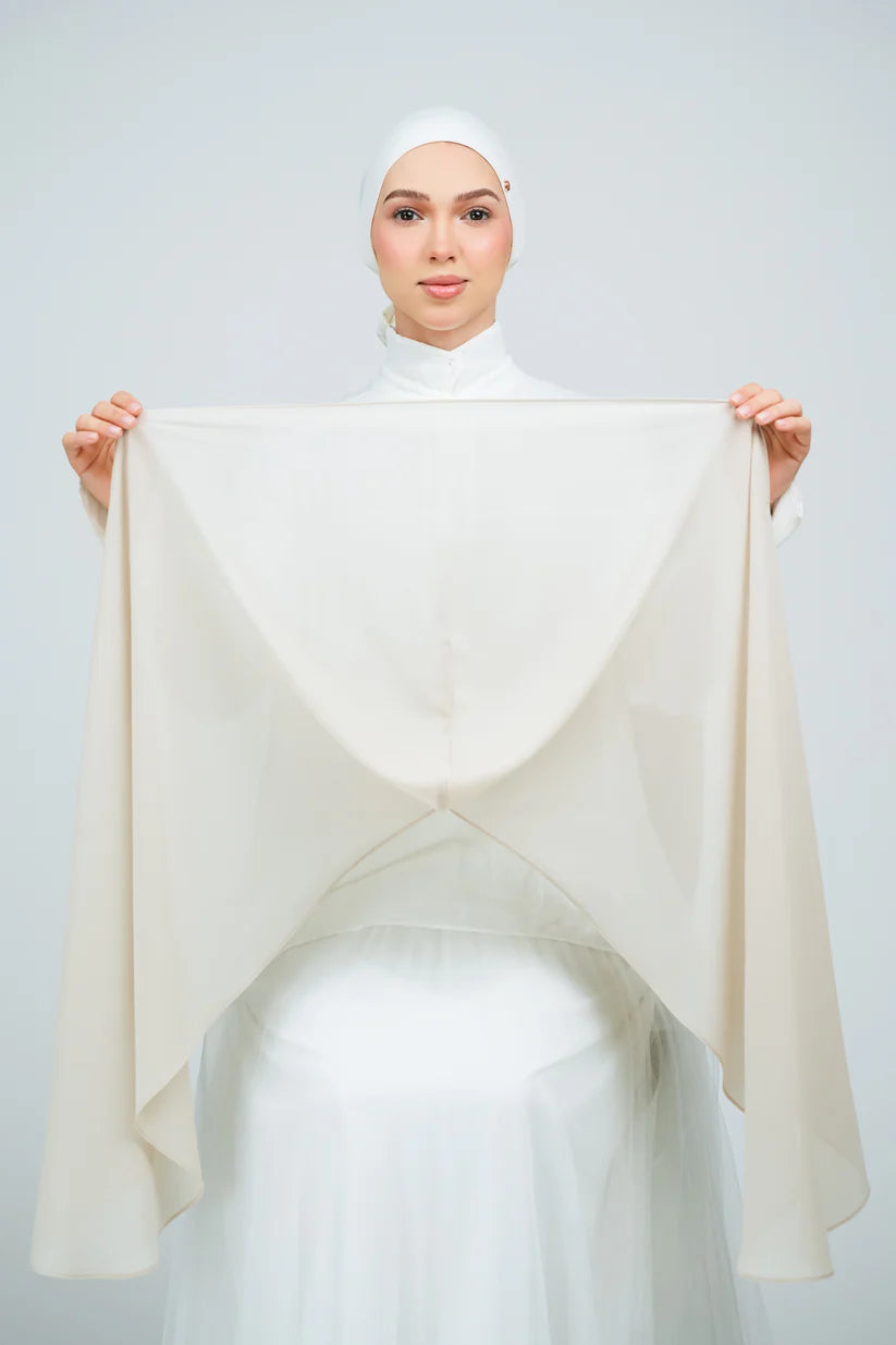 [★New] HoodX Curve [Pearl Chiffon] in Linen