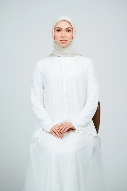 [★New] HoodX Curve [Pearl Chiffon] in Linen