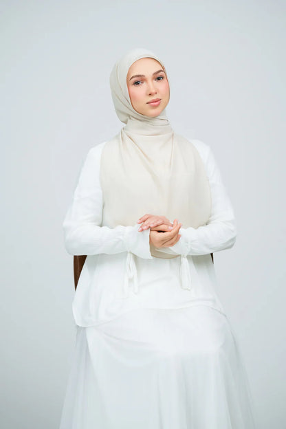 [★New] HoodX Curve [Pearl Chiffon] in Linen