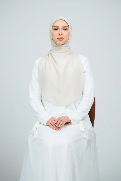 [★New] HoodX Curve [Pearl Chiffon] in Linen