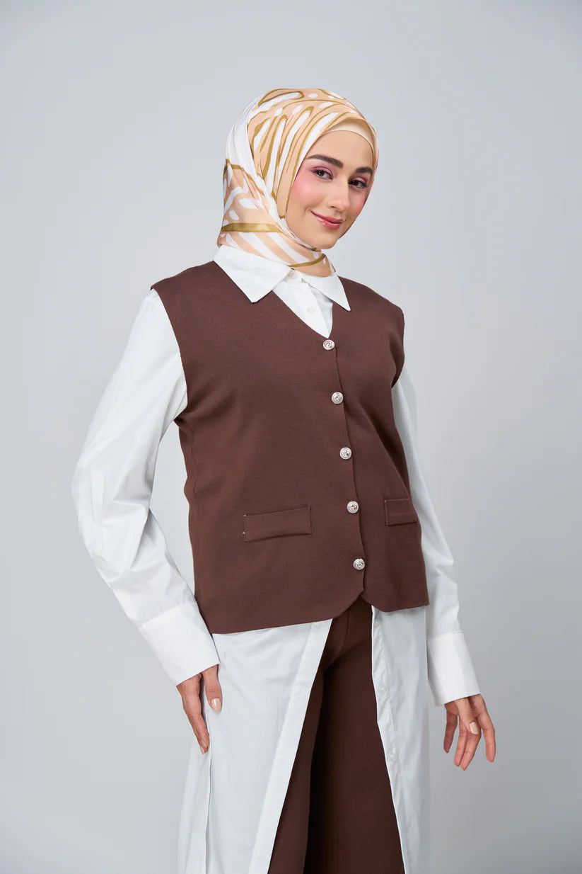 [★New] HoodX Luxe Printed Set in Linen Leaf