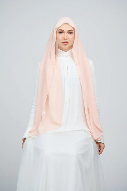 [★New] HoodX Curve [Pearl Chiffon] in Malibu Peach