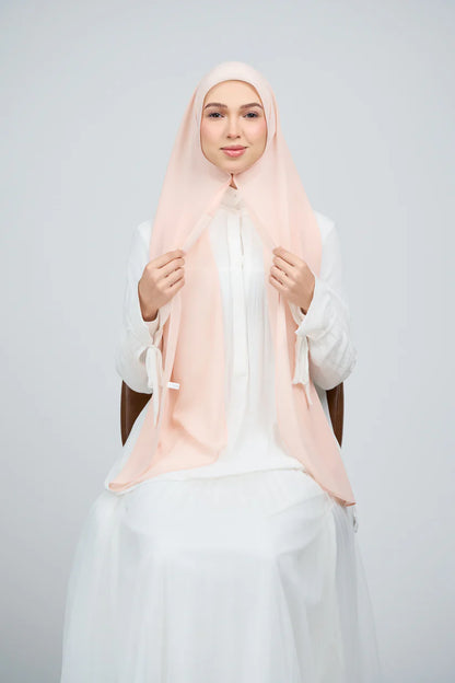 [★New] HoodX Curve [Pearl Chiffon] in Malibu Peach