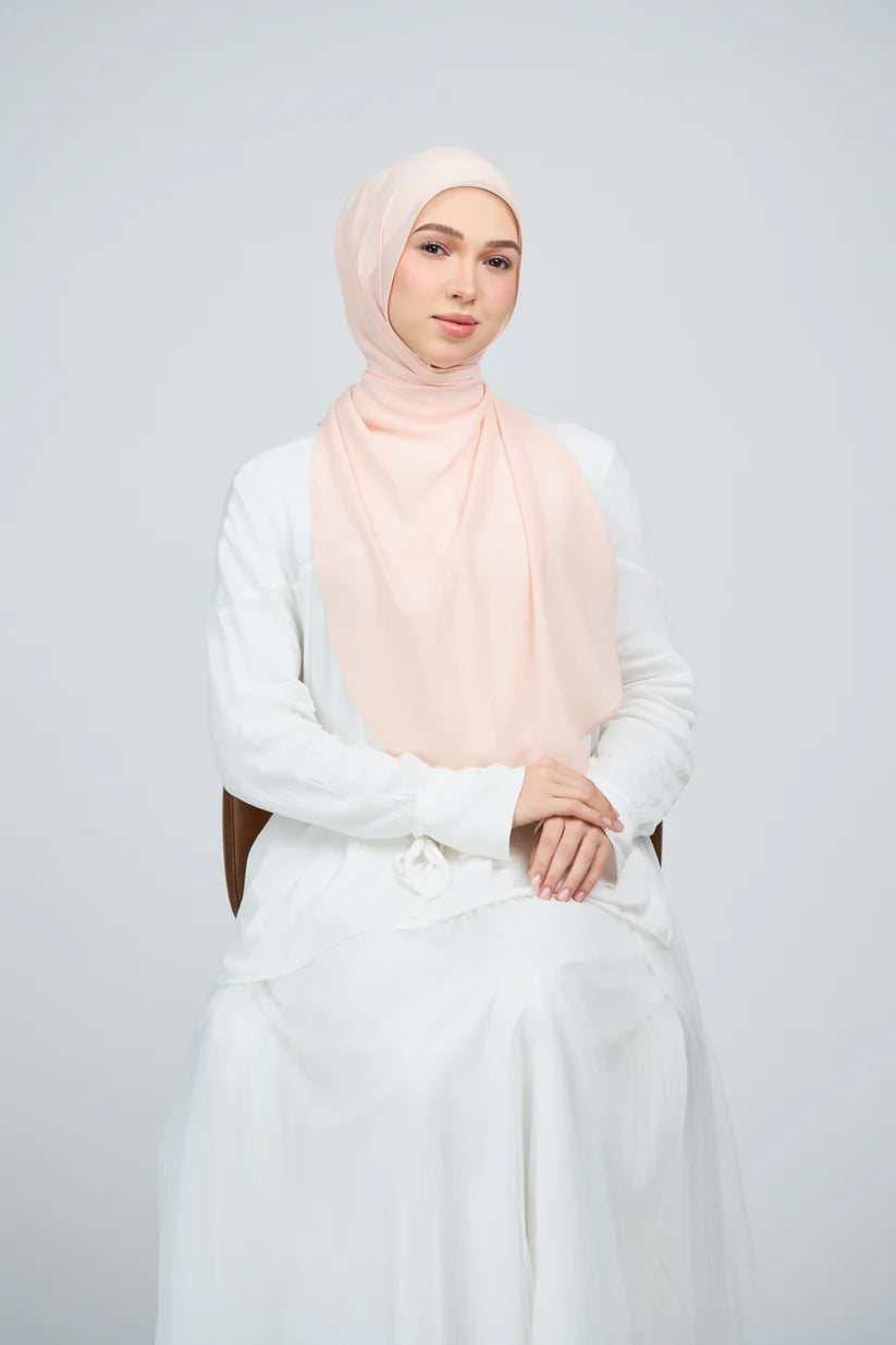 [★New] HoodX Curve [Pearl Chiffon] in Malibu Peach