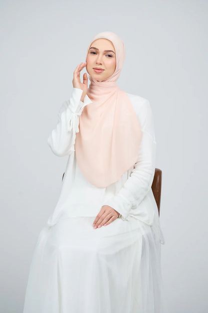 [★New] HoodX Curve [Pearl Chiffon] in Malibu Peach