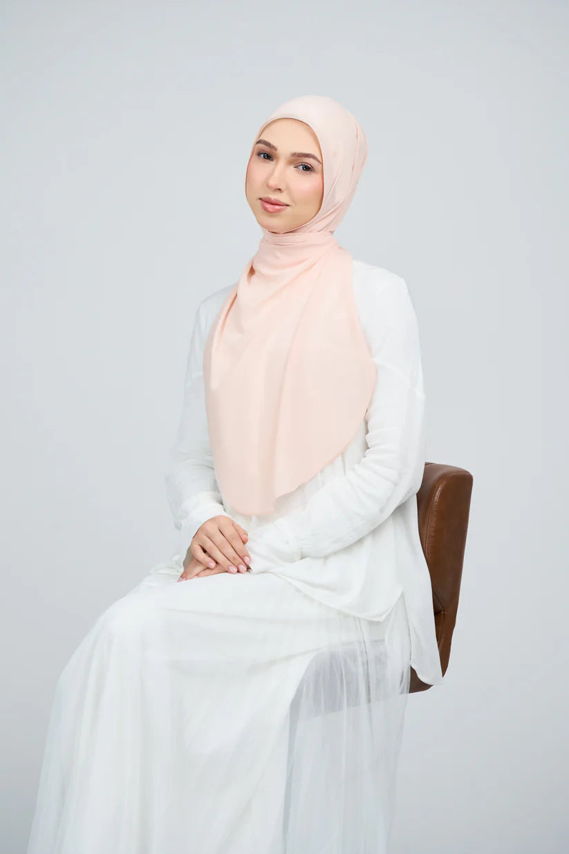 [★New] HoodX Curve [Pearl Chiffon] in Malibu Peach