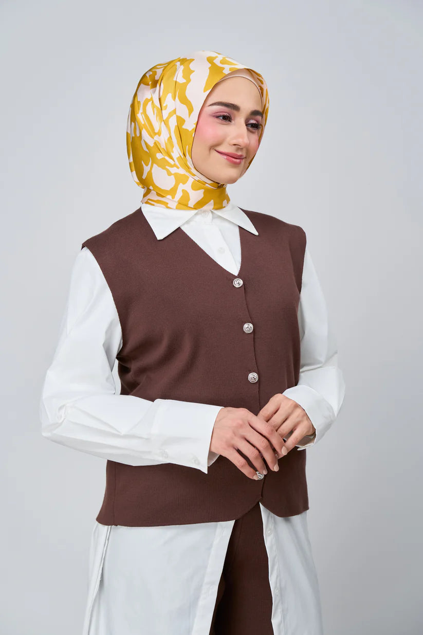 [★New] HoodX Luxe Printed Set in Marigold
