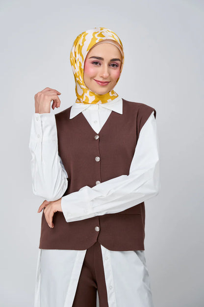 [★New] HoodX Luxe Printed Set in Marigold