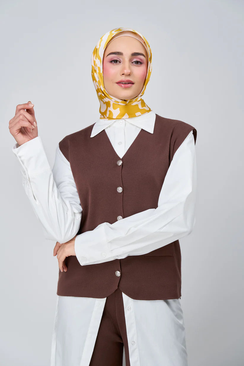 [★New] HoodX Luxe Printed Set in Marigold