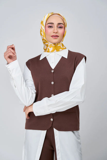 [★New] HoodX Luxe Printed Set in Marigold