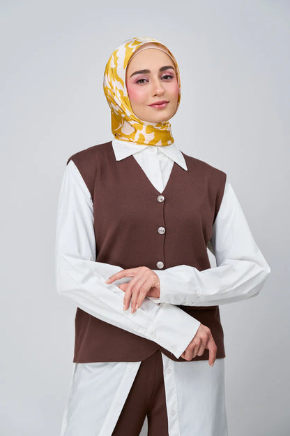 [★New] HoodX Luxe Printed Set in Marigold