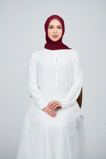 [★New] HoodX Curve [Pearl Chiffon] in Merlot