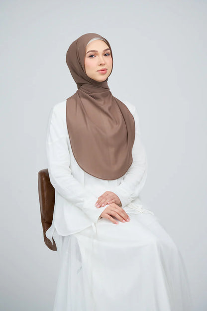 [★New] HoodX Curve [Pearl Chiffon] in Mocha