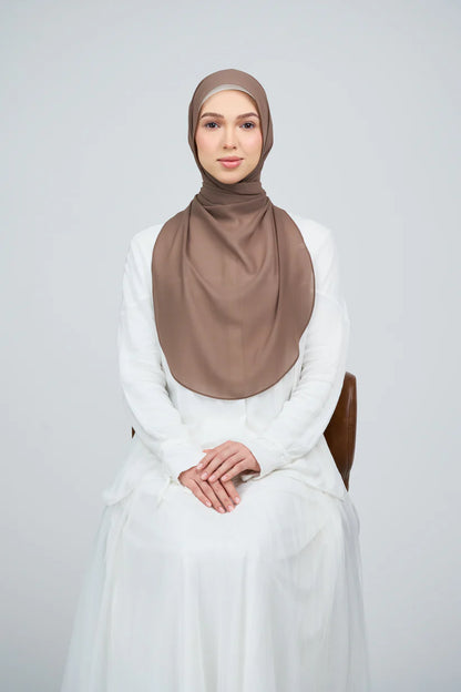 [★New] HoodX Curve [Pearl Chiffon] in Mocha