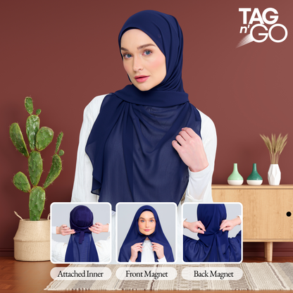 Instant Faith Tag n' Go in Navy Blue