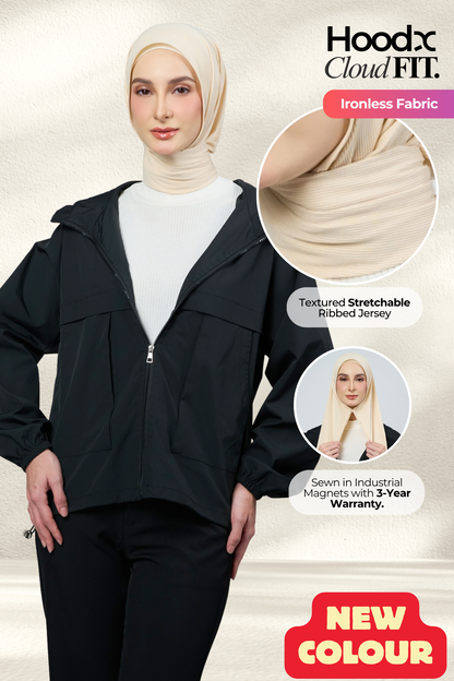 [★ New Colour] HoodX+ CloudFit in Warm Vanilla