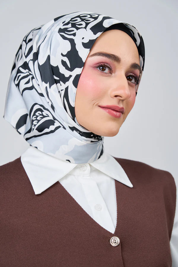 [★New] HoodX Luxe Printed Set in Noir