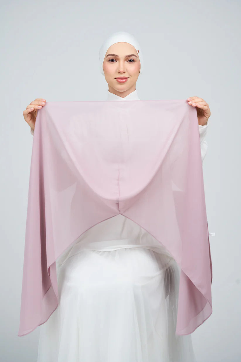 [★New] HoodX Curve [Pearl Chiffon] in Nude Plum