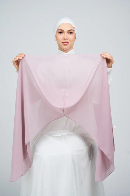 [★New] HoodX Curve [Pearl Chiffon] in Nude Plum