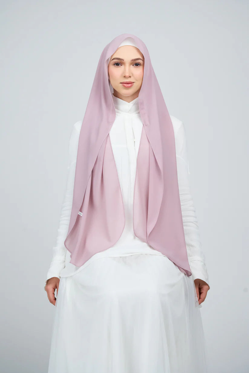[★New] HoodX Curve [Pearl Chiffon] in Nude Plum