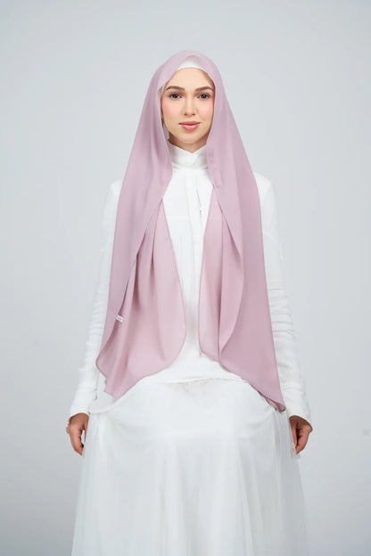[★New] HoodX Curve [Pearl Chiffon] in Nude Plum