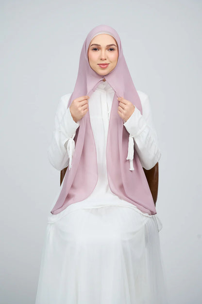 [★New] HoodX Curve [Pearl Chiffon] in Nude Plum